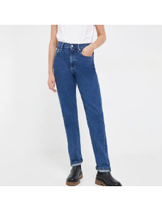 Női nadrág Calvin Klein Jeans Authentic Slim Straight Blue