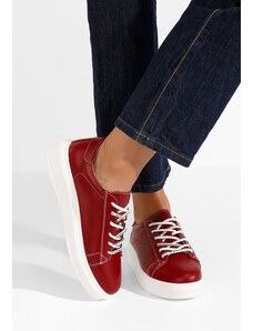 Zapatos Atrium piros női bőr sneaker