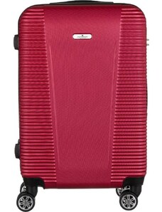 Peterson piros utazóbőrönd, mérete S [DH] PTN 236-W-S