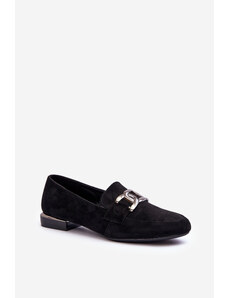 Kesi Women's loafers with decoration black Camilena