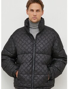 Trussardi rövid kabát férfi, fekete, téli, oversize