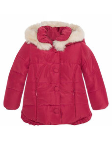 Mayoral eperszínű, fodros lány téli kabát – 68 cm