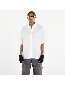 Férfi ing Ambush Logo Embroidery Cotton Short-Sleeve Shirt Blanc De Blanc