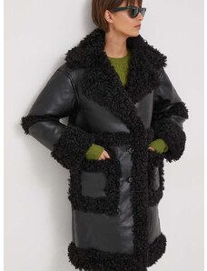 United Colors of Benetton kabát női, fekete, átmeneti
