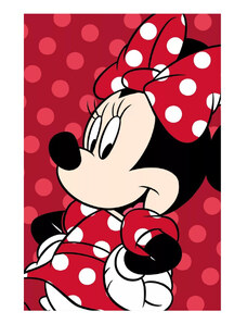 Disney Minnie polár takaró red 100x150cm (microflanel)