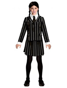 Halloween Gothic schoolgirl, Iskoláslány jelmez 120/130cm