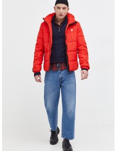 Superdry rövid kabát férfi, piros, téli