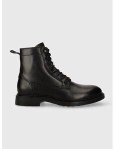 Gant bőr cipő Millbro fekete, férfi, 27641414.G00