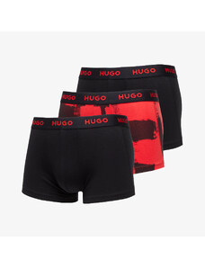 Boxeralsó Hugo Boss Logo-Waistband Stretch Trunks 3-Pack Multi
