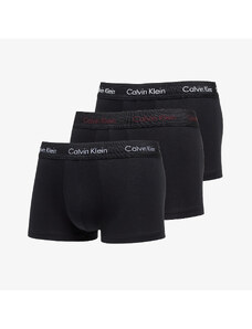Boxeralsó Calvin Klein Cotton Stretch Low Rise Trunk 3-Pack Black