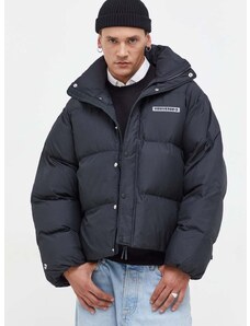 Converse rövid kabát férfi, fekete, téli, oversize