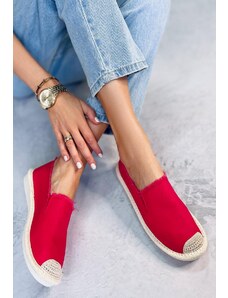 KB_SK Piros női espadrilles cipő
