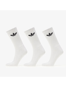 adidas Originals Férfi zoknik adidas Trefoil Cushion Crew Socks 3-Pack White