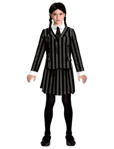 Halloween Gothic schoolgirl, Iskoláslány jelmez 120/130 cm