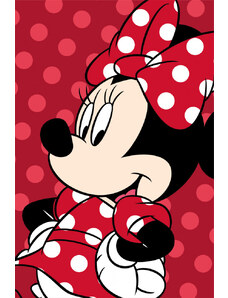 Disney Minnie Red mikroflanel takaró 100x150cm