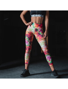NEBBIA - Capri fitness leggings Be Your Own HERO 574 (rainbow)