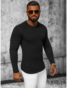 Férfi pulóver fekete OZONEE L/2486Z
