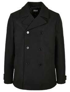 UC Men Classic Black Pea Coat