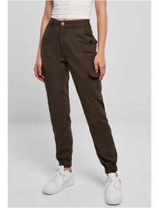 UC Ladies Women's high-waisted cargo pants brown