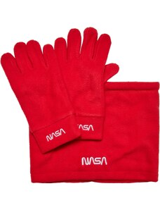 MT Accessoires NASA fleece set red
