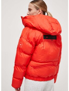 adidas by Stella McCartney rövid kabát női, piros, téli, oversize