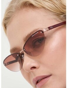 Armani Exchange napszemüveg bordó, női