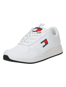 Tommy Jeans Rövid szárú sportcipők 'Essential' tengerészkék / piros / fehér