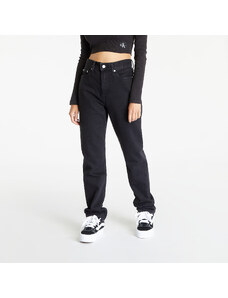 Női nadrág Calvin Klein Jeans Authentic Slim Straight Black