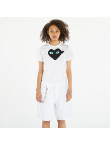 Női póló Comme des Garçons PLAY Heart Logo Tee White