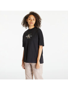 Női póló Calvin Klein Jeans Cotton Monogram T-Shirt Black