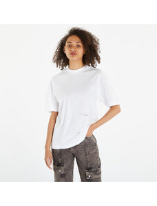 Női póló Calvin Klein Jeans Back Floral Graphic T-Shirt White