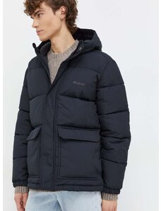 Hollister Co. rövid kabát férfi, fekete, téli