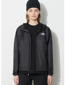 The North Face rövid kabát Sheru női, fekete, átmeneti, NF0A4C9HJK31