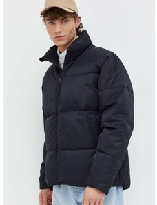 Abercrombie & Fitch rövid kabát férfi, fekete, téli, oversize