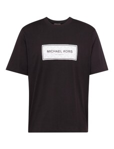 Michael Kors Póló 'EMPIRE' kő / fekete / piszkosfehér