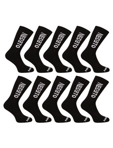 10PACK Socks Nedeto High Black