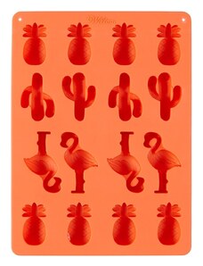 Wilton Szilikon forma - Ananás, kaktusz, flamingó
