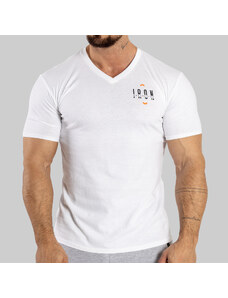 Férfi póló Iron Aesthetics Simple, fehér