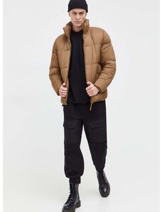 Hollister Co. kifordítható dzseki férfi, barna, téli