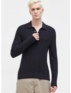 Abercrombie & Fitch pulóver könnyű, férfi, fekete