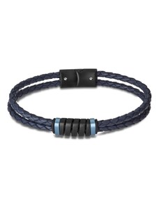 Férfi kék bőr karkötő Lotus Style LS2150-2/2