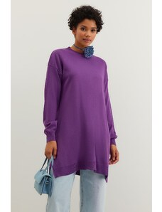 Trendyol lila kötöttáru pulóver