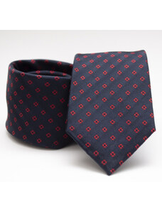 Milan selyem nyakkendő (kék, piros virágos)