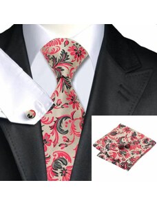 Fiori óarany virágos nyakkendő szett