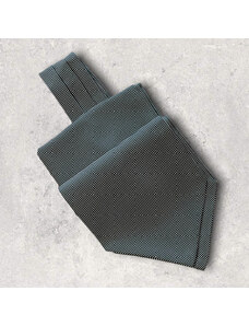 Ascot nyakkendő (fekete fehér tűpettyes) Nr.1