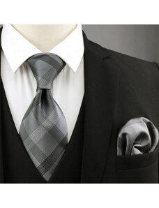 ÚRIDIVAT Extra hosszú nyakkendő szett (szürke)