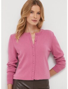 Sisley gyapjúkeverék pulóver rózsaszín, női, könnyű