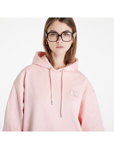 Női kapucnis pulóver Calvin Klein Jeans Badge Oversized Hoodie Pink Blush