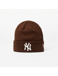 Sapka New Era New York Yankees League Essential Cuff Knit Beanie Hat Nfl Brown Suede/ Off White