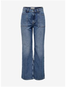 Blue women's wide jeans JDY Maya - Women